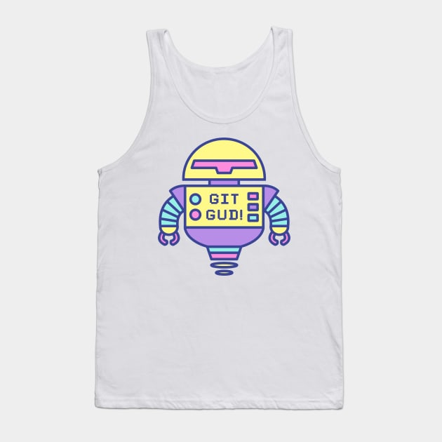 GIT GUD pastel robot Tank Top by Red_Flare_Art